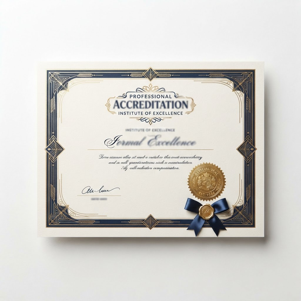 BrightHire accreditation certificate